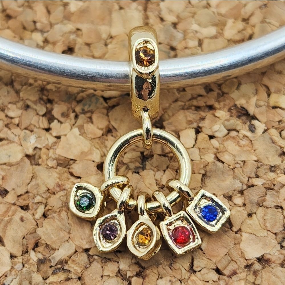 5/$25 ❤️ AVENGERS GOLD INFINITY STONES CHARM FOR PANDORA BRACELETS